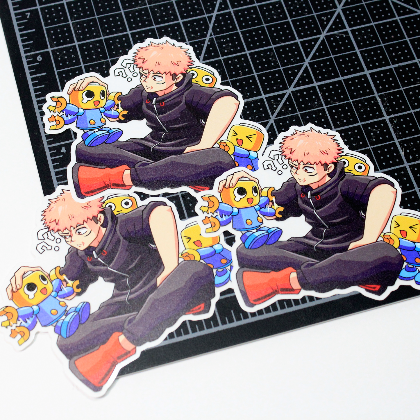 Yuji and Servbot - Sticker