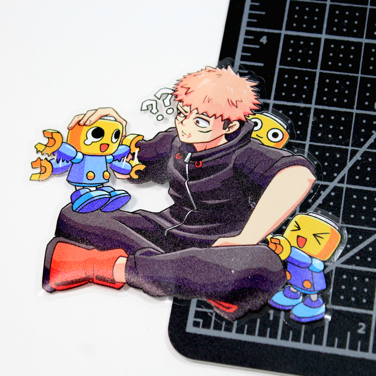 Yuji and Servbot - Sticker